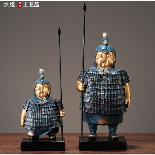 Fat terracotta warriors and horses mosquito repellent incense interior decoration