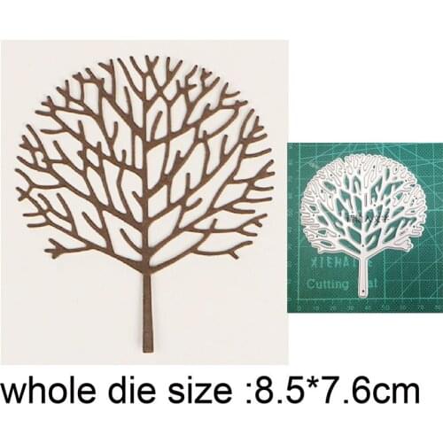 Tree Background Frame Metal Cutting Dies for DIY Scrapbooking dies Craft Stamp Card Making Decor Embossing Die Cut Stencils dies