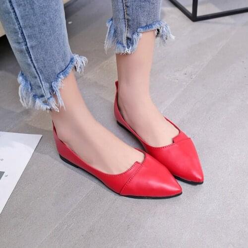 PUPUDA Female Shoes Fashion Flat Casual Shoes Women Slip On Loafers Comfortable Casual Leather Shoes Women 2020