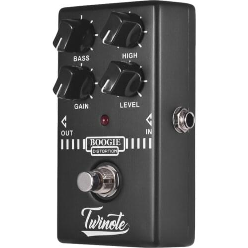 Twinote Guitar Effect Pedal BOOGIE DISTORTION Guitar Pedal Distortion Full Metal Shell with True Bypass For Guitar Accessories