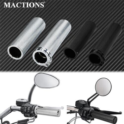 Universal Motorcycle1''25mm Handle Grips Handlebar Grip Aluminum For Harley Sportster XL 1200 883 Touring Dyna Softail Road King