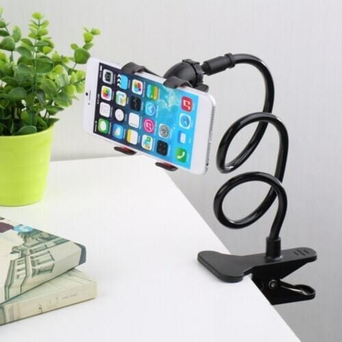 Universal Lazy Mobile Phone Stand Holder Stents Flexible Bed Desk Table Clip Bracket for Phone Flexible Holder Arm