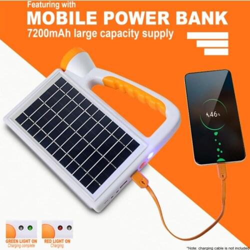 50w LED Solar Light Waterproof Solar Lamp Solar Powered Sunlight Garden Tent Lamp Outdoor Emergency Light With Mobile Power