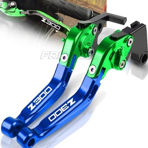 Motorcycle Extendable For KAWASAKI Z300 Clutch Brake Levers NINJA 300 Z 300R 2008 2009 2010 2011 2012 2013 2014 2015 2016-2018