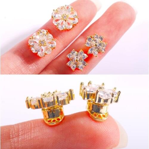 1Pc Rotatable Spinning Nail Zircon Pendant Jewlery Flower Owl Spinning Nails Crystal Diamonds 3D Charms For Nail Art Design