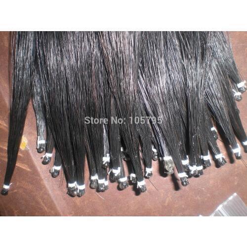 25 Hanks High quality Mongolia Black Violin Bow hair 6 grams each hank in 32 inches