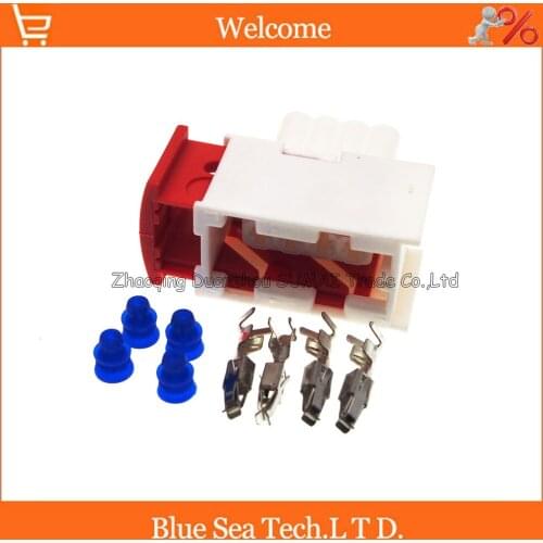 4 Pin Auto female plug,car Oxygen sensor plug connector for Beverly, Chery, Citroen etc