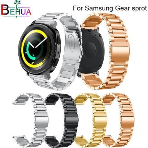 Stainless Steel Wristband For Samsung Gear sprot S3 frontier classic 22mm Watch bands For Huami Amazfit Sport Smart watch Band