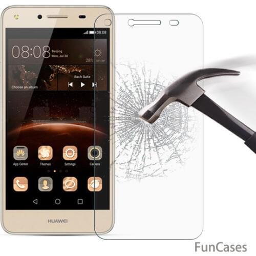 For Huawei Y6 II Compact 5.0" Tempered Glass Screen Protector for Y6 ll Compact 5 inch Front Clear Glass Cover Protective Film
