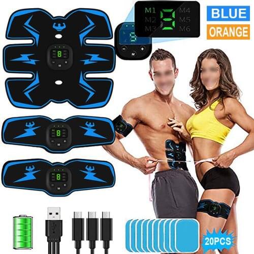 EMS Hip Abdominal Exerciser Muscle Stimulator Trainer Electric Vibrating Slimming Belt Fitness Massager Buttocks ABS Machine