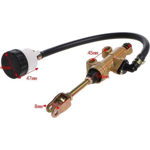 Motorcycle Hydraulic pump Quad Dirt Bike Pit Rear Foot Brake Master Cylinder With Reservoir ATV Motorbike Brakes