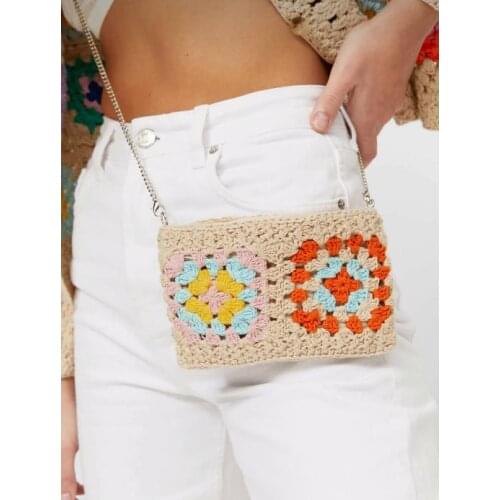 The summer bag is handmade, knitted with natural cotton yarn, the desired color is embroidered upon order. It is exactly the sam