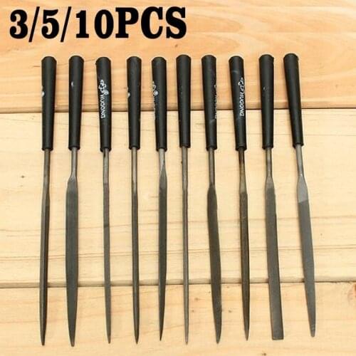 3/5/10Pcs Diamond Needle File Set Files Repair Tool Needle File Set For Metal Glass Stone Jewelry Wood Carving Craft S8KCA64