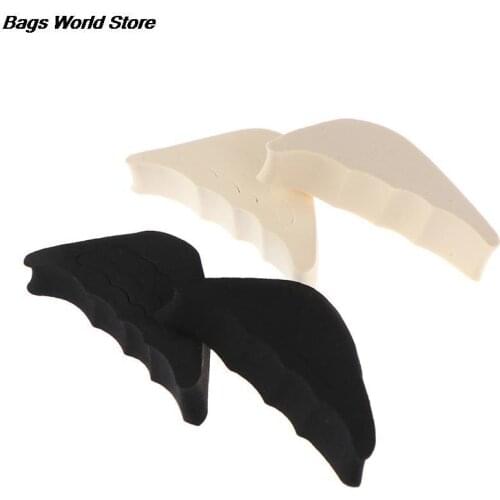 New 1 Pair High heels Toe Plug Half Sponge Shoes Cushion Feet Filler Insoles Forefoot Insert Pad Adjustment Pads For Women