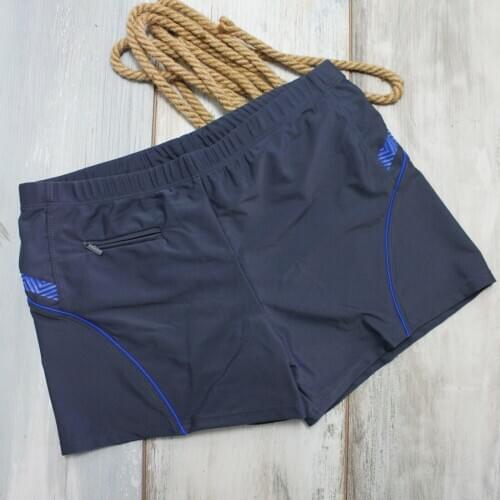 Tribal Gray Swimsuit Men Swimming Boxer Zipper Short Swimsuits Trunks Shorts Swim Style Fashion Style Trendy Fashion