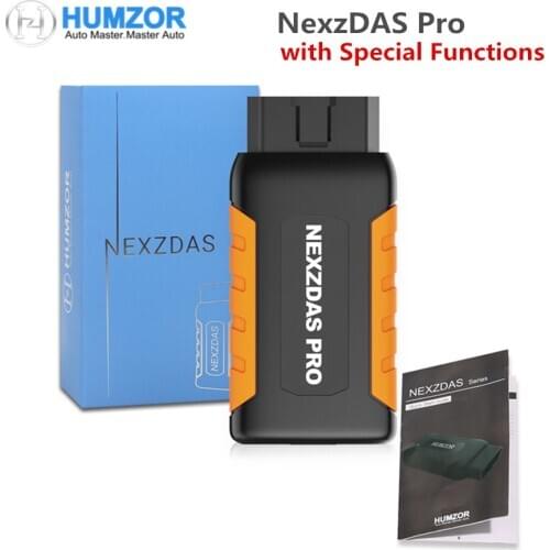 Humzor NexzDAS Pro Full System with Special Functions Work on Android via Bluetooth Auto Diagnostic Tool for Gasoline Passenger