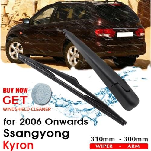 BROSHOO Car Rear Wiper Blades Back Windscreen Wiper Arm For Ssangyong Kyron Hatchback (2006-) 310mm,Windshield Auto Styling