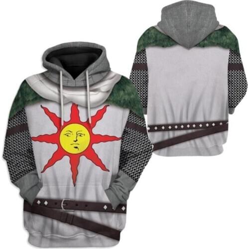 Cosplay 3D Game Dark Souls Knight Artorias Soul Of Cinder hoodies Sweatshirt Cosplay Costume Men Casual Jacket Hooded