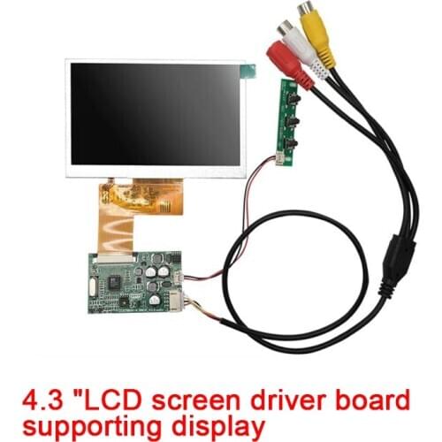 4.3 Inch High-brightness LCD Liquid Crystal Display Inner Screen Car Monitor Display Driver Board Kit
