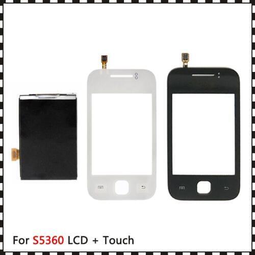 New High Quality 3.0" For Samsung Galaxy Y S5360 Lcd Display With Touch Screen Digitizer Sensor