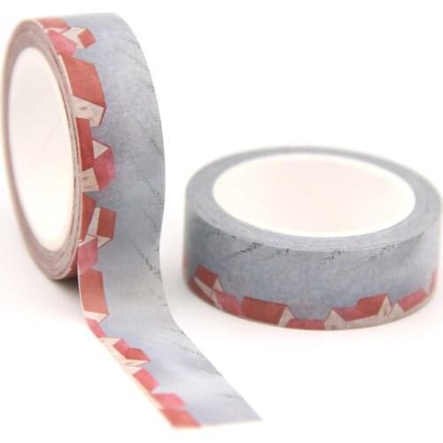 1PC 15MM*10M Third Solar terms House Spring washi tape Masking Tapes Decorative Stickers DIY Stationery School Supply
