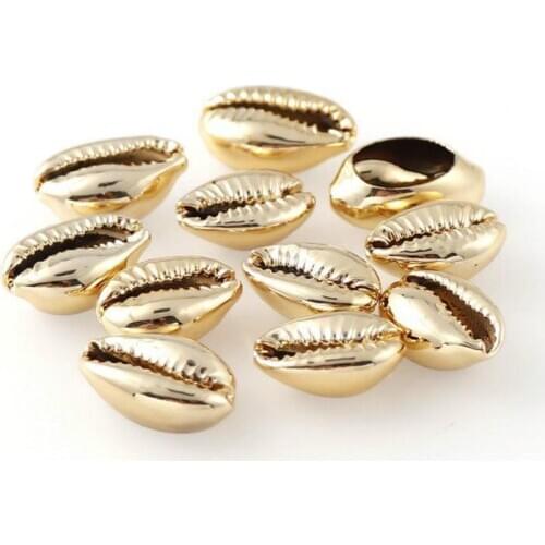 100pcs/lot natural shell plating starfish Cowries shell diy accessories