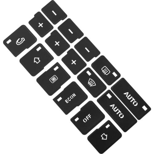 1x Car Air Condition AC Climate Control Button Repair Stickers Decals For Audi A4 B6 B7 2000 2001 2002 2003 2004