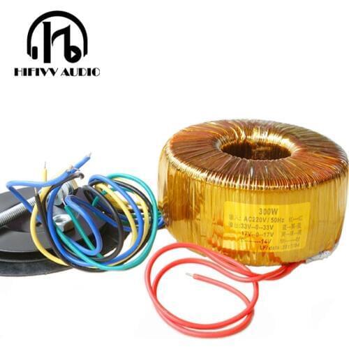 Hifi power amplifier Circular toroidal transformer power amplifier dedicated transformer 300w Output 33V 17V 14V