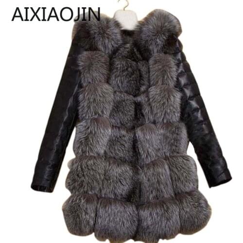 AIXIAOJING Women's Jackets With Fur