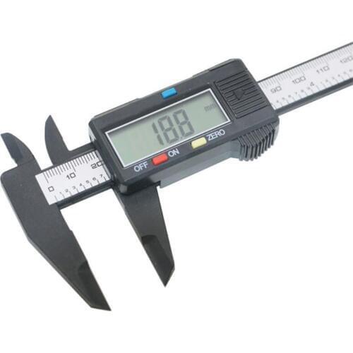 Hot sale digital display vernier caliper 0-150mm plastic digital display vernier caliper