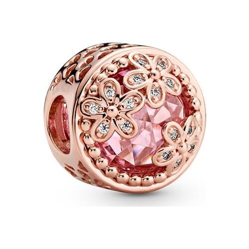 CodeMonkey 2020 New Spring Flower Beads 100% 925Silver Charms Fit Original 3mm Bracelet DIY Jewelry Making CMS2031