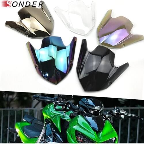 For Kawasaki Ninja Z1000 2015 2016 2017 Motorcycle Windshield WindScreen Parts Z 1000 15 16 17 Accessories