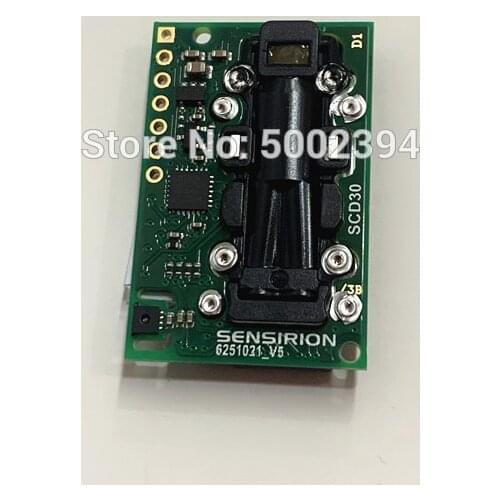 Two-channel Three-in-one Carbon Dioxide Sensor + Temperature and Humidity SCD30, UART Output