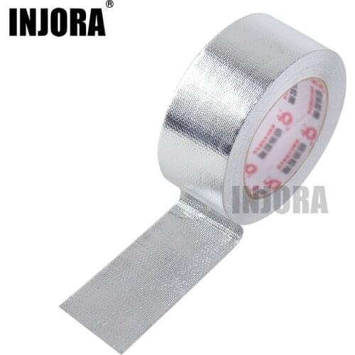 INJORA RC Car Body Shell Aluminium Foil Tape for RC Crawler TRAXXAS TRX4 D90 Axial SCX10 90046 Tamiya HSP