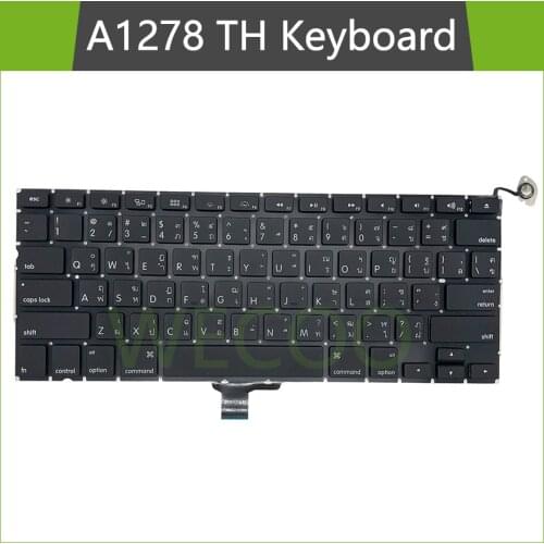 New For Macbook Pro 13" A1278 Thailand Laptop Keyboard 2009 2010 2011 2012 Years
