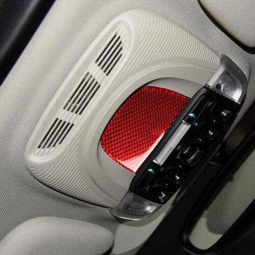 Carbon Fiber Reading Light Shell Decorative Cover Car Stickers For BMW MINI Cooper S F55 F56 F60 Interior Accessories