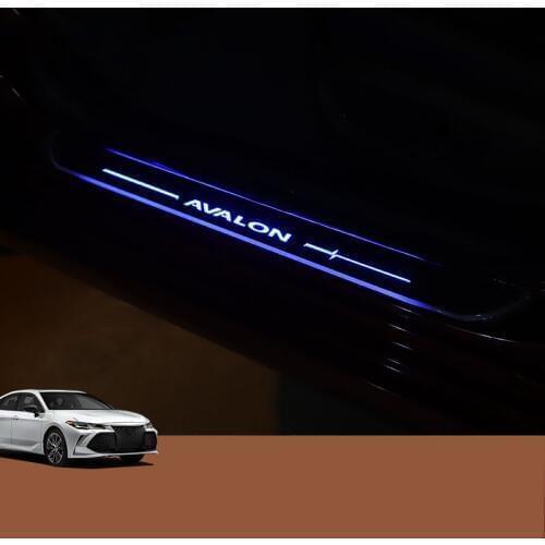 LED streamer welcome pedal atmosphere light conversion special car Threshold strip For Toyota AVALON 2019 2020