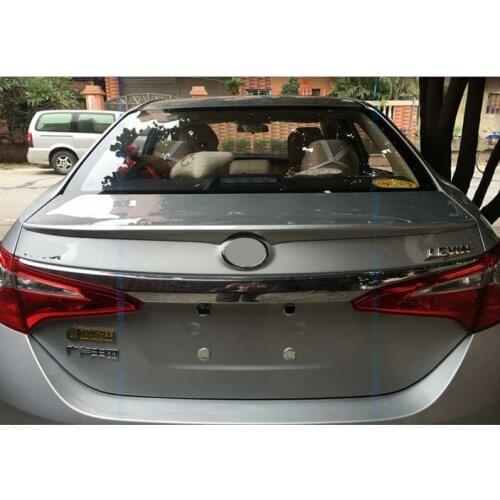 Unpainted ABS Rear Factory Style Spoiler Wing For 2014-2018 Toyota Corolla Sedan US Small Up Spoilers Wing 1PCS