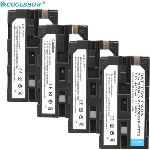 NP F750 F770 F730 F960 F970 NPF750 NPF770 NPF730 Camera Battery 4400mah for CCD-TRV58 TRV110K TRV26E V1J Z1 TRV36 Batteries
