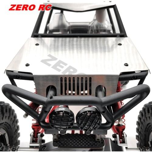 RC 1/10 TRUCK AXIAL WRAITH Stainless Steel Hood Panel SKID PLATE