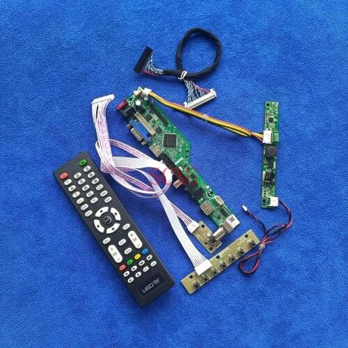 HDMI-compatible VGA USB AV LVDS 30-Pin Analog Signal Display Drive Board DIY Kit LED LCD 1920*1080 Fit M230HCA/M230HCJ/M230HGE