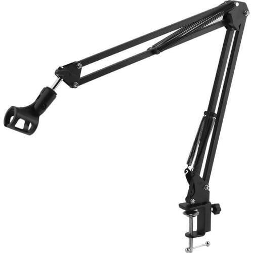 Professional Mic Recording Bracket Microphone Suspension Boom Arm Stand Holder For Studio Broadcast Black Hot Sale