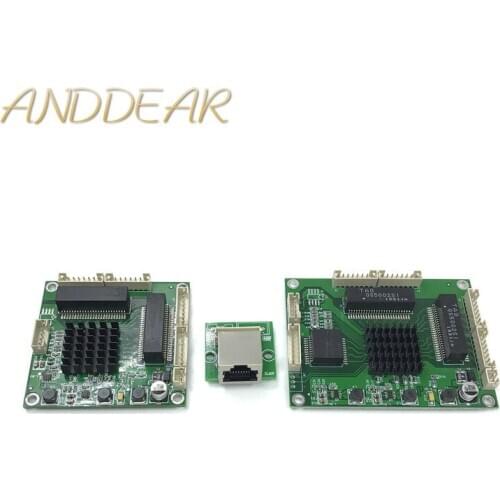 Industrial grade mini 3/4/5 port 10/100/1000Mbps full Gigabit switch to convert Transfer module equipment weak box switch module