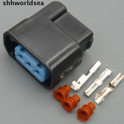 Shhworldsea 15Sets 3 PIN 3 Way Car Waterproof Electrical connector Auto Ignition Coil Connector Plug Female Socket For Honda