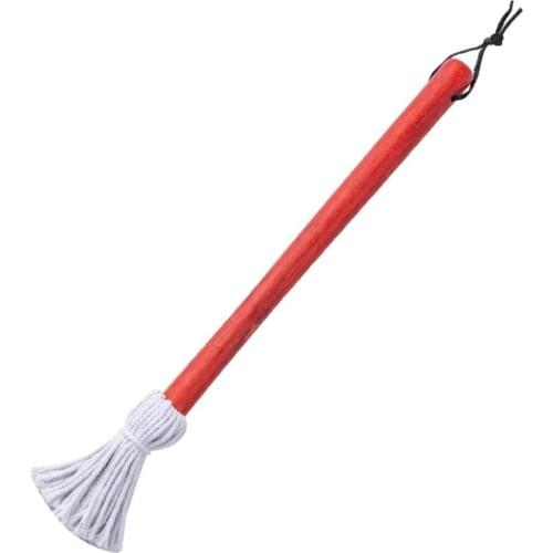 Oiling Mop Food-grade Professional Red Wood Handle Barbecue Sauce Oil Brush for BBQ
