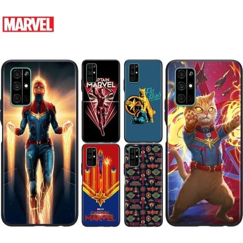 Silicone Cover Avengers Captain Marvel For Honor V30 View 20 V20 30i 30S 30 20S 20E 20i 20 Lite Pro Plus Phone Case