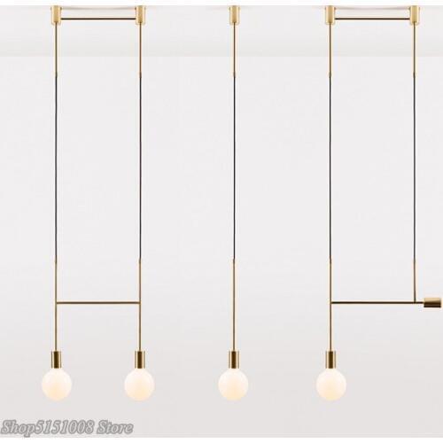 Modern Pendant Lights Nordic Designer Black/Gold Metal Led Pendant lamps Dining Room Bedroom Hanging Lights decoration Fixtures