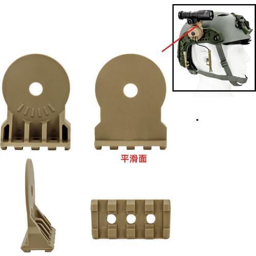 Tactical Peltor Helmet COMTAC III III Bracket ARC Rail Adapter Helmet ARC Bracket Kit Platform for Mounting Tactical Lights