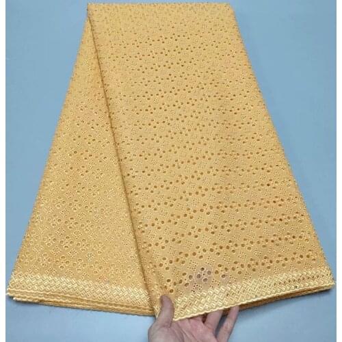 Party Q 2021 Latest High Quality African Nigerian Cotton Tulle Lace Fabric Wedding For Prom Dress Swiss Damask 2.5Yards