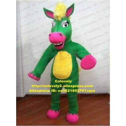 Female Donkey Girl Burro Horse Pony Mule Hinny Mascot Costume Adult Character Beauty Parlor Hotel Restaurant zz6613